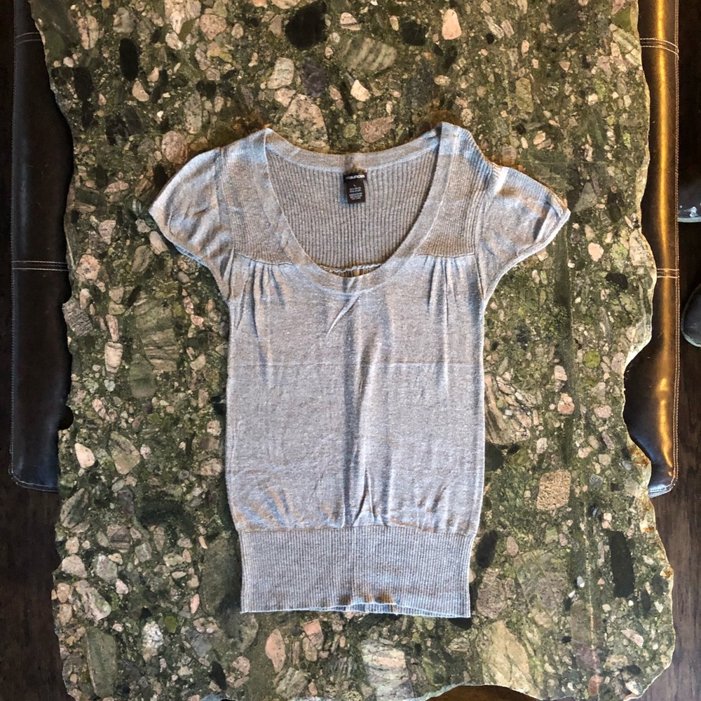 Maurices Short Sleeve Sweater Top - Size Large